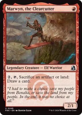 Marwyn, the Clearcutter card from Reality Fracture