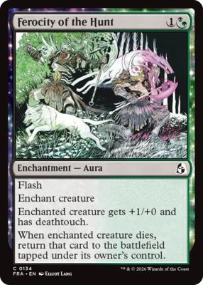 Ferocity of the Hunt card from Reality Fracture