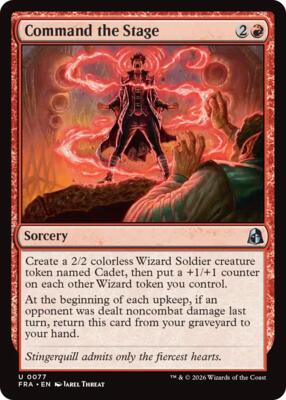 Command the Stage card from Reality Fracture