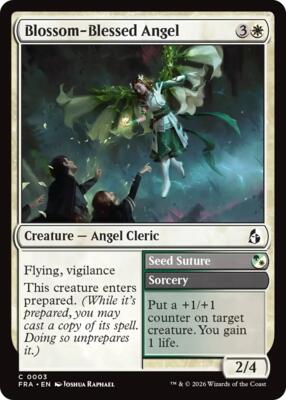 Blossom-Blessed Angel card from Reality Fracture