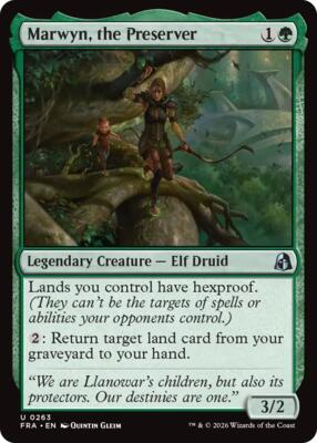 Marwyn, the Preserver card from Reality Fracture