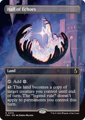 Hall of Echoes (Borderless) card from Reality Fracture