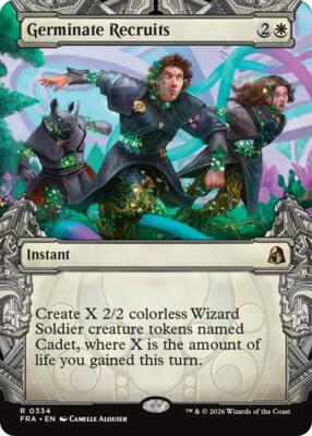 Germinate Recruits (Showcase) card from Reality Fracture