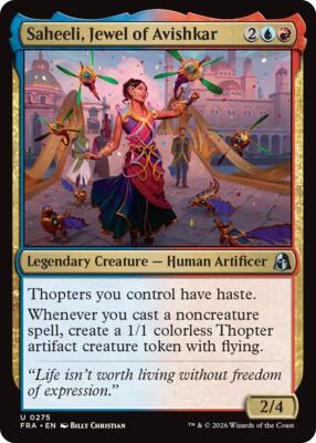 Saheeli, Jewel of Avishkar card from Reality Fracture