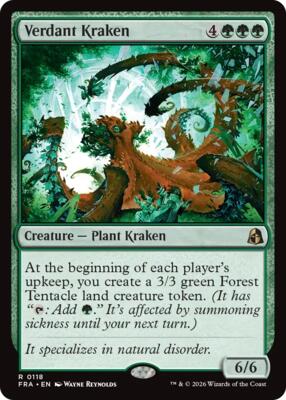 Verdant Kraken card from Reality Fracture