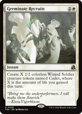 Germinate Recruits card from Reality Fracture