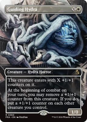 Guiding Hydra (Borderless) card from Reality Fracture