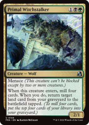 Primal Witchstalker card from Reality Fracture