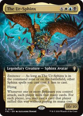 The Ur-Sphinx (Extended Art) card from Commander: Reality Fracture