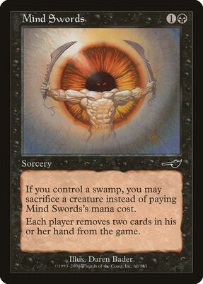 Mind Swords card from Nemesis