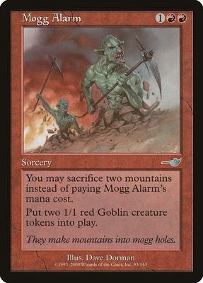 Mogg Alarm card from Nemesis
