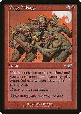 Mogg Salvage card from Nemesis