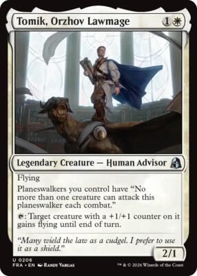 Tomik, Orzhov Lawmage card from Reality Fracture