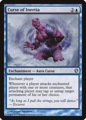 Curse of Inertia card from Commander 2013