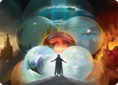 Jace's Machinations Art Card card from Art Series: Reality Fracture
