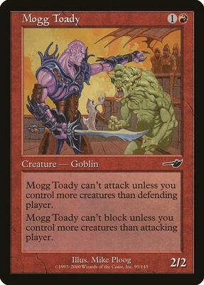 Mogg Toady card from Nemesis
