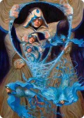 The Theorist, Jace Beleren Art Card card from Art Series: Reality Fracture