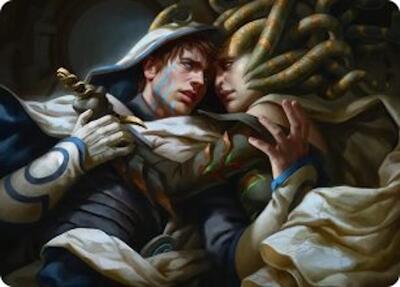 Vraska's Final Mercy Art Card card from Art Series: Reality Fracture