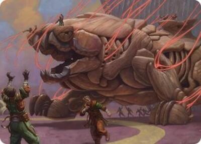 Craterclaw Colossus Art Card card from Art Series: Reality Fracture