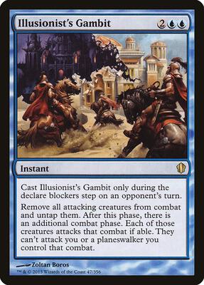 Illusionist's Gambit card from Commander 2013
