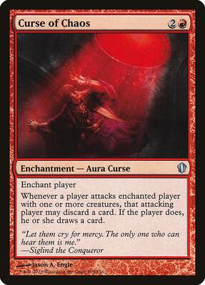 Curse of Chaos card from Commander 2013