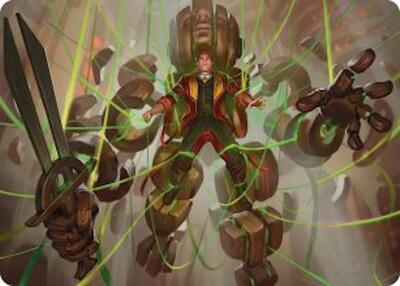 Tethermage's Advantage Art Card card from Art Series: Reality Fracture