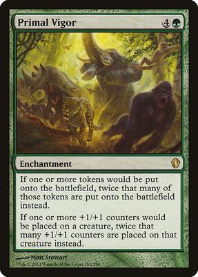 Primal Vigor card from Commander 2013