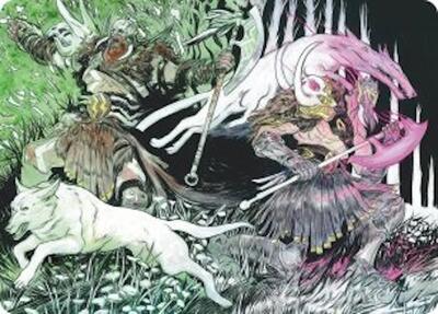Ferocity of the Hunt Art Card card from Art Series: Reality Fracture