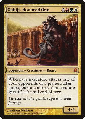 Gahiji, Honored One card from Commander 2013