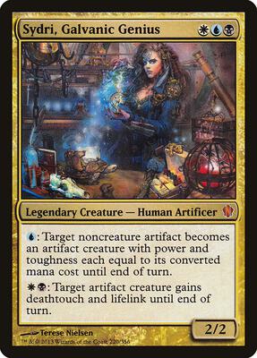 Sydri, Galvanic Genius card from Commander 2013