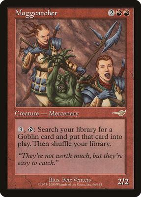 Moggcatcher card from Nemesis