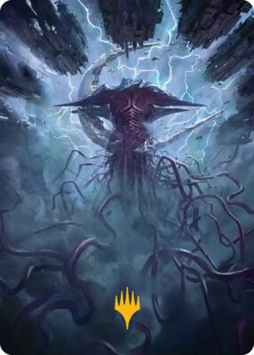 Emrakul, the Exigent Doom Art Card (Gold-Stamped) card from Art Series: Reality Fracture