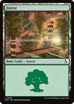 Forest (0289) card from Reality Fracture