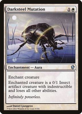 Darksteel Mutation card from Commander 2013