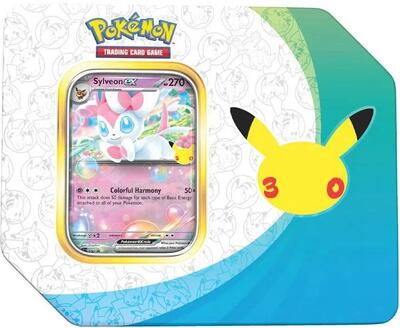 30th Celebration ex Tin [Sylveon ex] (Retail Version) card from ME: 30th Celebration