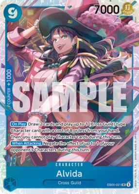 Alvida card from Extra Booster: One Piece Heroines Edition Vol. 2