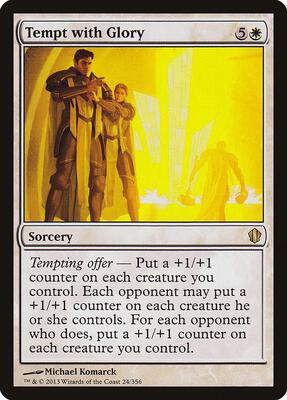 Tempt with Glory card from Commander 2013