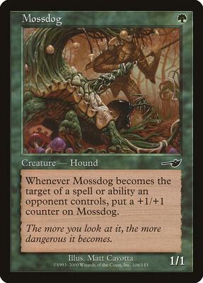 Mossdog card from Nemesis