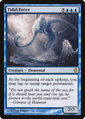 Tidal Force card from Commander 2013