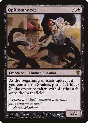 Ophiomancer card from Commander 2013