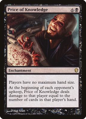 Price of Knowledge card from Commander 2013