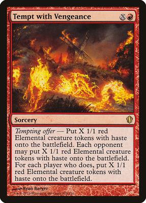 Tempt with Vengeance card from Commander 2013