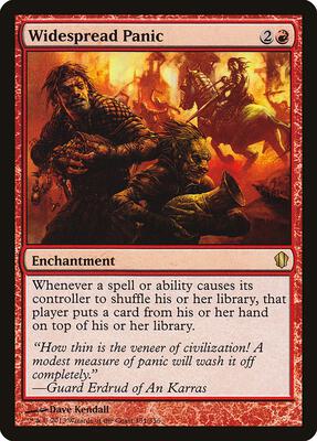 Widespread Panic card from Commander 2013