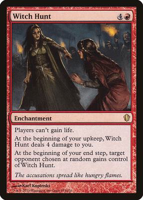 Witch Hunt card from Commander 2013