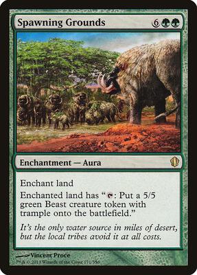 Spawning Grounds card from Commander 2013