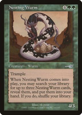 Nesting Wurm card from Nemesis
