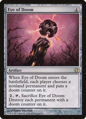 Eye of Doom card from Commander 2013