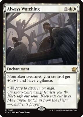 Always Watching card from Commander: Foundations