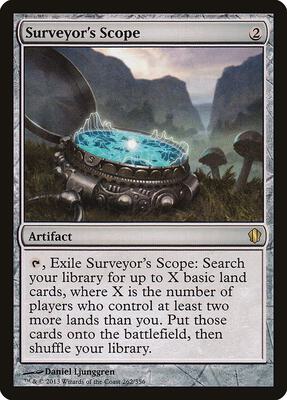 Surveyor's Scope card from Commander 2013