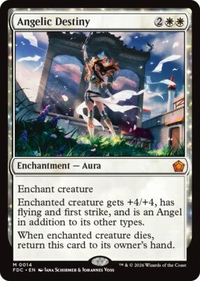 Angelic Destiny card from Commander: Foundations